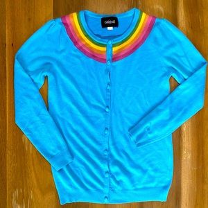 Collectif Rainbow Sweater - Size 18UK